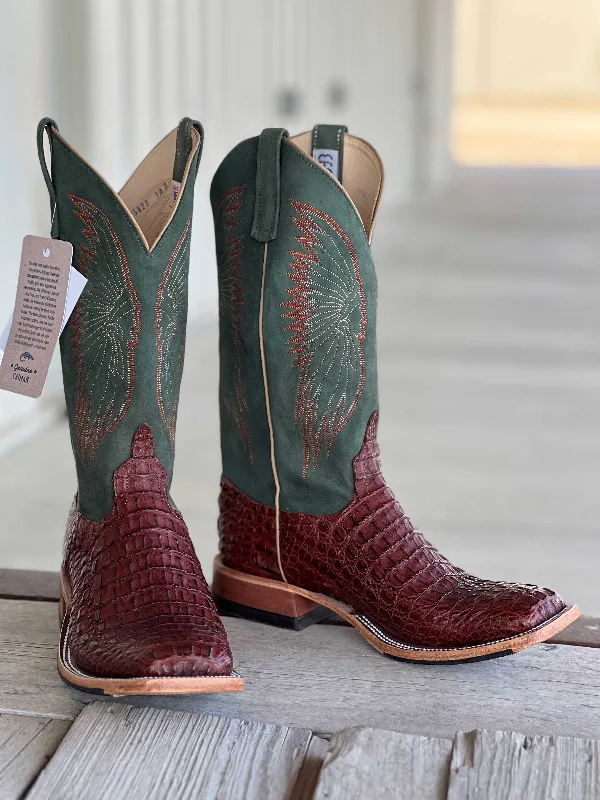 Comfortable Work Sneakers Anderson Bean | Rust Lux Hornback Caiman Boot