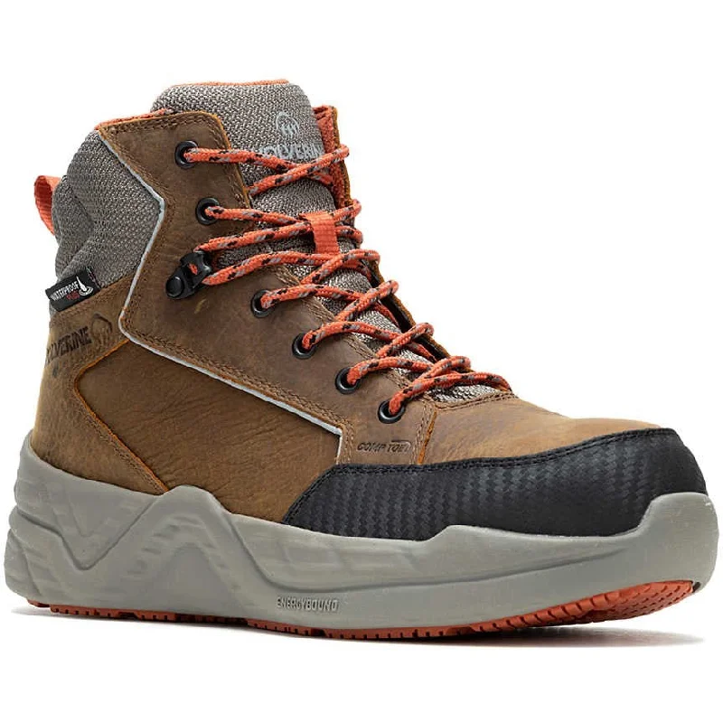 Casual Winter Shoes Wolverine Men's ProShift LX 6" Comp Toe WP Work Boot- Brown- W241011 Casual Winter Shoes Wolverine Men's ProShift LX 6" Comp Toe WP Work Boot- Brown- W241011