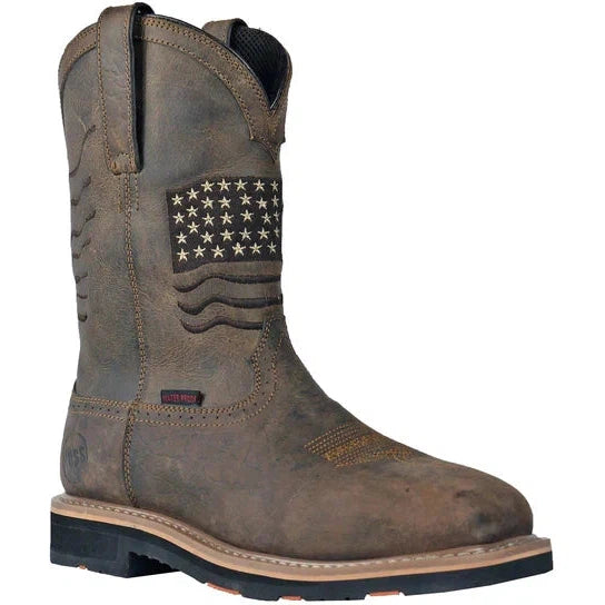 Trendy Boots Online Hoss Men's Rushmore Soft Toe WP Puncture Resistant Western Work Boot- Brown- 92060 Trendy Boots Online Hoss Men's Rushmore Soft Toe WP Puncture Resistant Western Work Boot- Brown- 92060