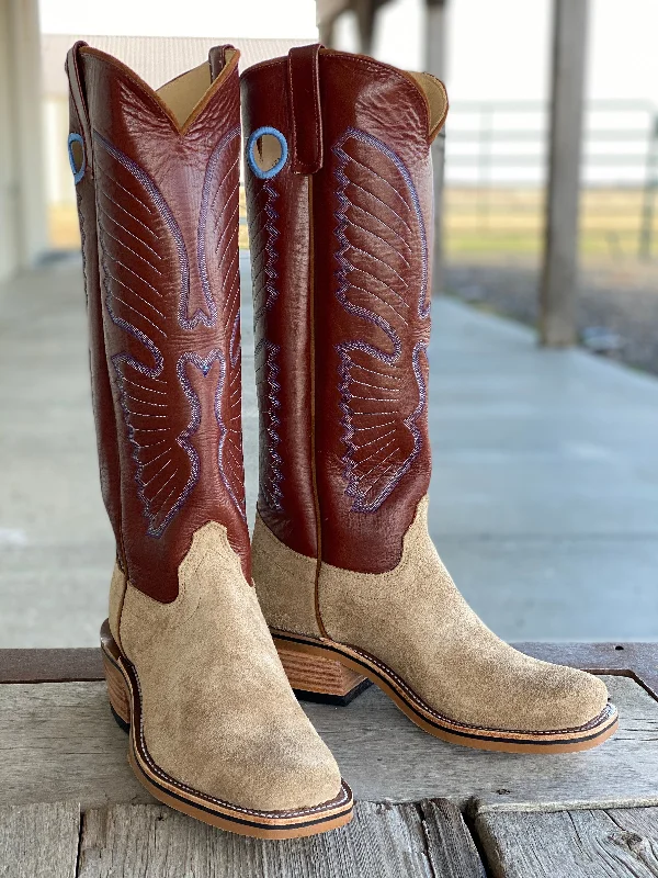 Best Sneakers For Work Olathe Boot Co. | Teak Crazyhorse Roughout/Copperhead Kidskin Boot