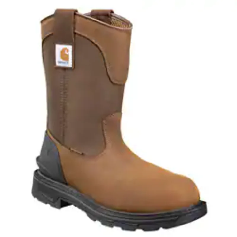 Breathable Hiking Boots Carhartt Men's Ironwood 11" WP Wellington Work Boot - Brown - FT1000-M Breathable Hiking Boots Carhartt Men's Ironwood 11" WP Wellington Work Boot - Brown - FT1000-M
