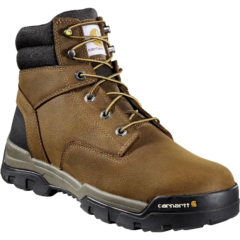 Best Work Boots Carhartt Men's Ground Force 6" Soft Toe WP Work Boot - CME6047