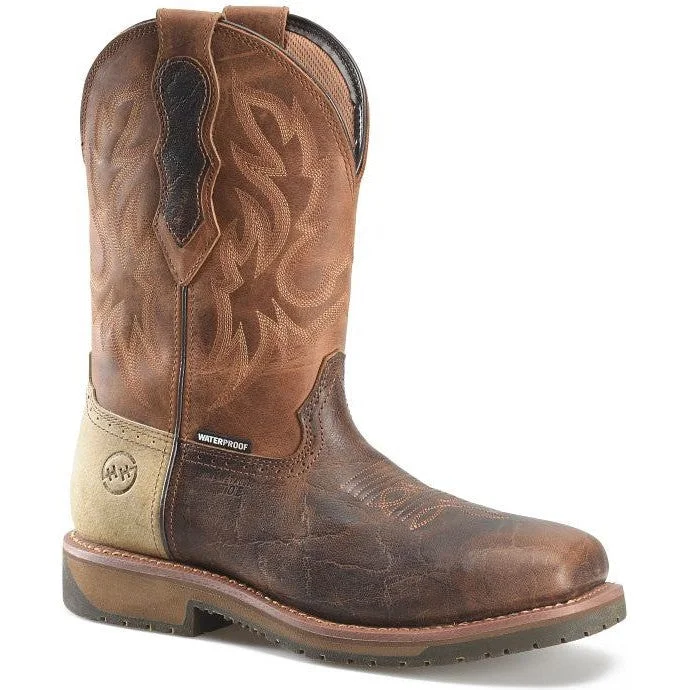 Comfortable Platform Boots Double H Men's Outlook 11" Composite Toe Waterproof Western Work Boot -Brown- DH6143 Comfortable Platform Boots Double H Men's Outlook 11" Composite Toe Waterproof Western Work Boot -Brown- DH6143