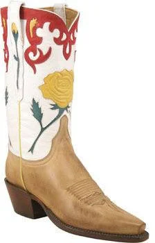 Stylish Casual Footwear Lucchese Classic L4646 Women's Yellow Rose Boot Hand Made- ONE OF A KIND Stylish Casual Footwear Lucchese Classic L4646 Women's Yellow Rose Boot Hand Made- ONE OF A KIND