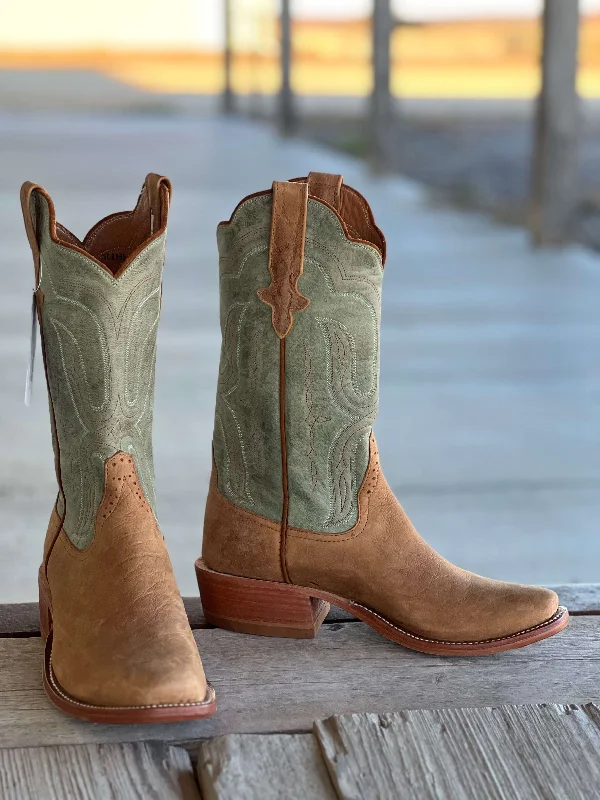 Fashionable Work Boots Rios of Mercedes | Natural Brahma Bison Boot