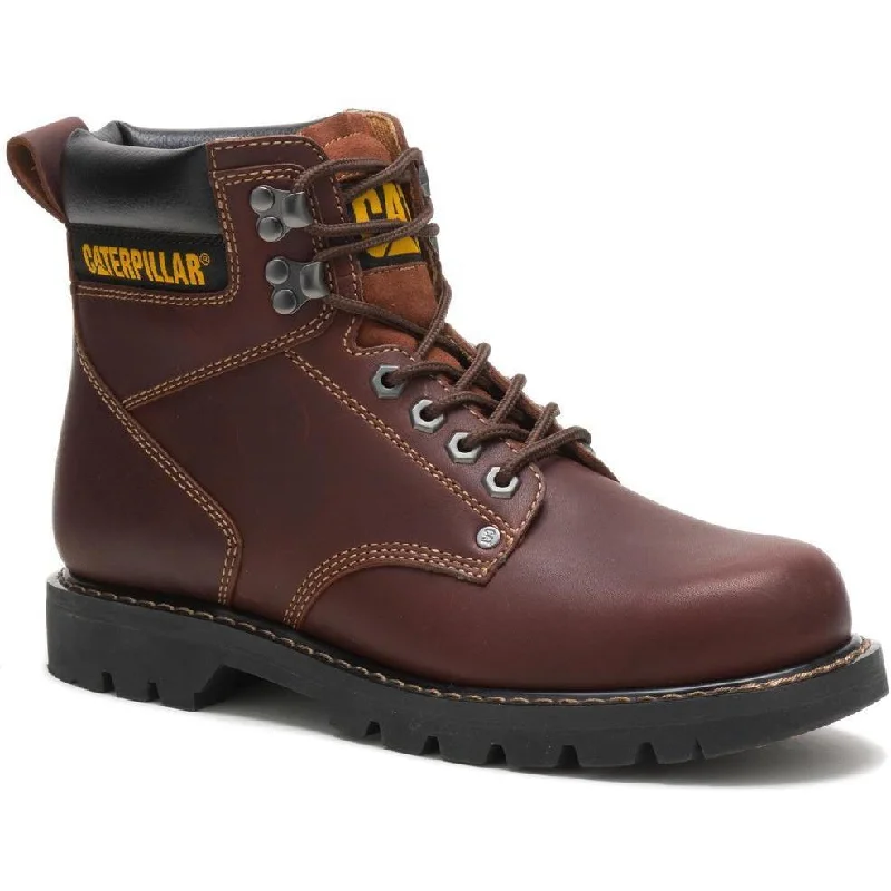 Outdoor Work Boots CAT Men's Second Shift 6" Work Boot - Brown - P72365