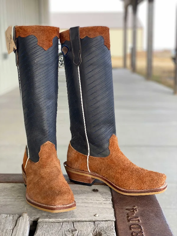 Best Hiking Boots For Winter Fenoglio Boot Co. | Shrunken Bison Roughout Boot