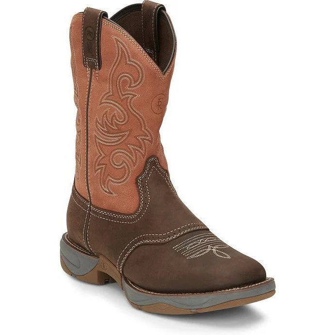 Durable Snow Boots Tony Lama Men's Junction 11' Square Toe WP Western Work Boot -Brown- RR3351 Durable Snow Boots Tony Lama Men's Junction 11' Square Toe WP Western Work Boot -Brown- RR3351