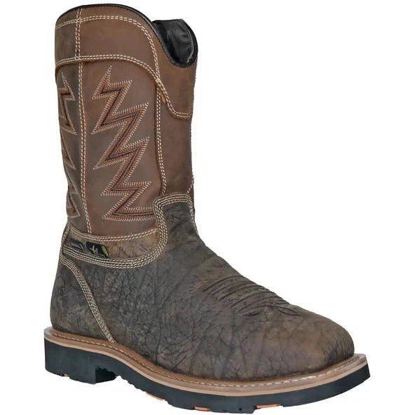 Breathable Hiking Footwear Hoss Men's Fracker Comp Toe Puncture Resistant Metguard Work Boot- Brown- 94030 Breathable Hiking Footwear Hoss Men's Fracker Comp Toe Puncture Resistant Metguard Work Boot- Brown- 94030
