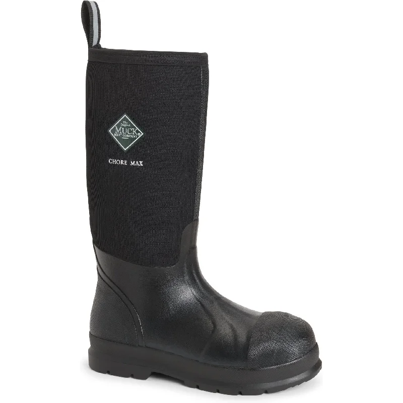 High Fashion Footwear Muck Men's Chore Max Comp Toe WP Rubber Work Boot - Black - MAX-CMP High Fashion Footwear Muck Men's Chore Max Comp Toe WP Rubber Work Boot - Black - MAX-CMP