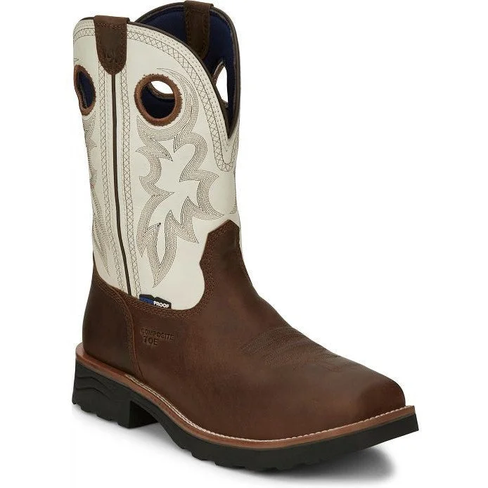 Best Flat Shoes Online Tony Lama Men's Fireball 11" Comp Toe WP Western Work Boot- Brown- TW3302 Best Flat Shoes Online Tony Lama Men's Fireball 11" Comp Toe WP Western Work Boot- Brown- TW3302