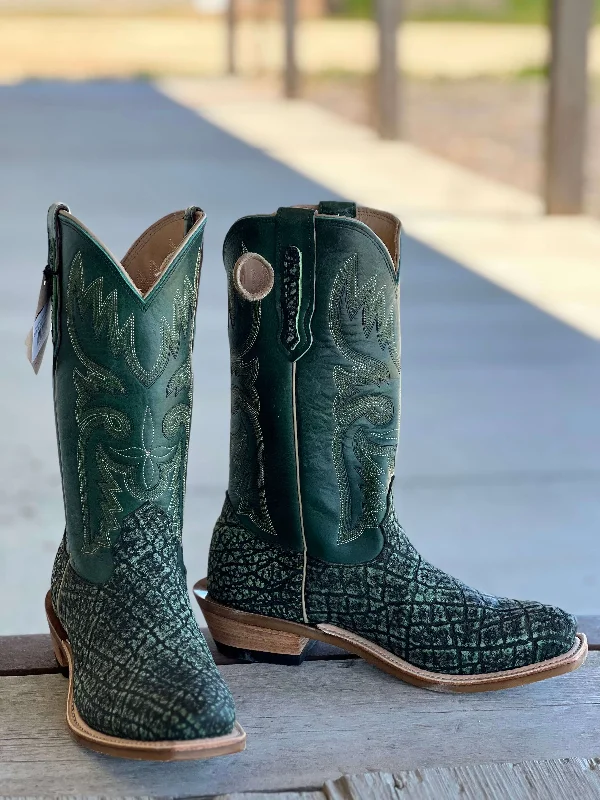 Leather Sandals For Sale Fenoglio Boot Co. | Green Safari Elephant Boot