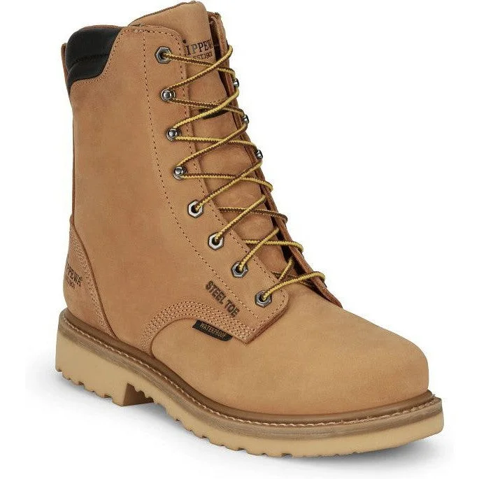 Fashionable Work Boots Chippewa Men's Northbound 8" WP Steel Toe 400G Work Boot -Wheat- NC2504 Fashionable Work Boots Chippewa Men's Northbound 8" WP Steel Toe 400G Work Boot -Wheat- NC2504