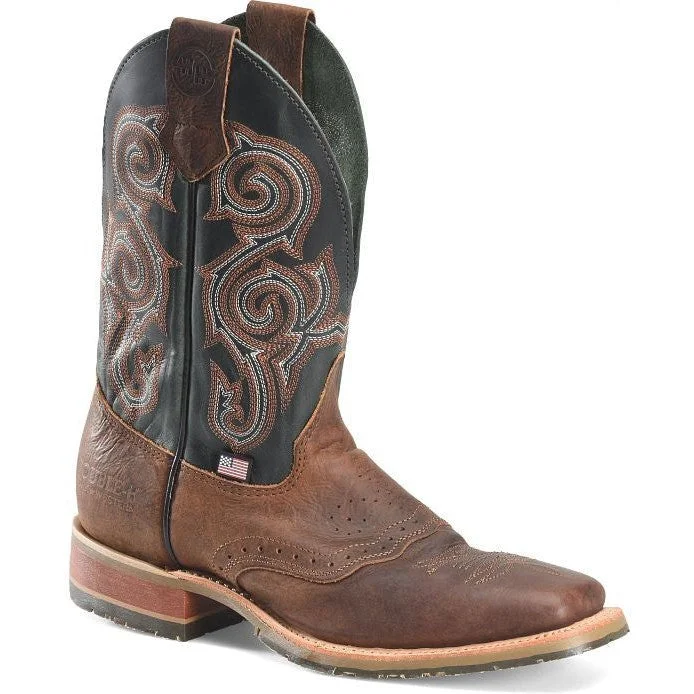 Comfortable Formal Footwear Double H Men's Haywood 11" Square Toe Slip Resist Work Boot -Brown- DH4661 Comfortable Formal Footwear Double H Men's Haywood 11" Square Toe Slip Resist Work Boot -Brown- DH4661