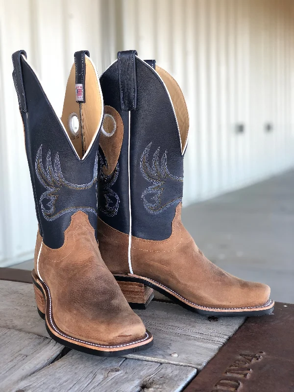Luxury Leather Sneakers Olathe Boot Co. | Dune Rough Rider 13" Top Boot