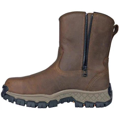Stylish Winter Footwear Hoss Men's Recon 8" Comp Toe WP Slip Resistant Wellington Work Boot - Brown 84012 Stylish Winter Footwear Hoss Men's Recon 8" Comp Toe WP Slip Resistant Wellington Work Boot - Brown 84012