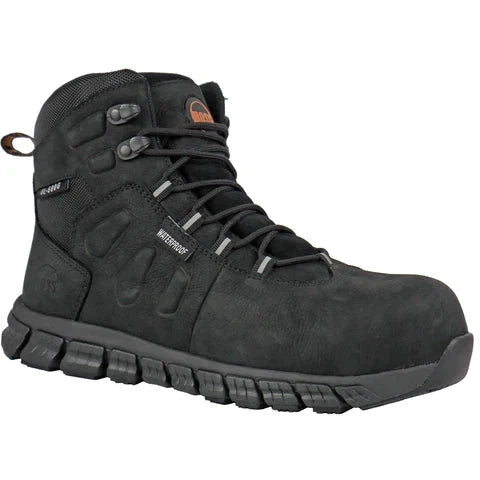 Casual Winter Shoes Hoss Men's Tikaboo UL Composite Toe Waterproof Slip Resist Work Boot - Black 60177 Casual Winter Shoes Hoss Men's Tikaboo UL Composite Toe Waterproof Slip Resist Work Boot - Black 60177
