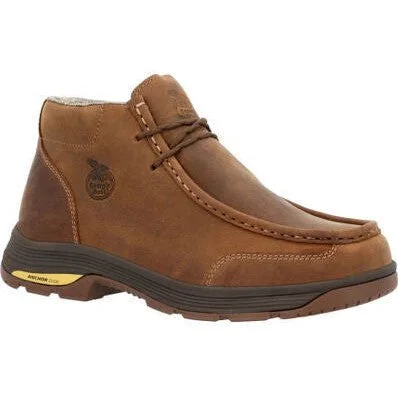 Casual Sports Footwear Georgia Men's Athens Superlyte 5" WP Wallabe Work Boot -Brown- GB00646 Casual Sports Footwear Georgia Men's Athens Superlyte 5" WP Wallabe Work Boot -Brown- GB00646