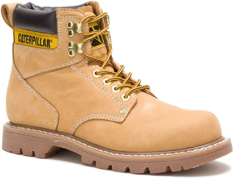 Lightweight Snow Boots CAT Men's Second Shift Soft Toe Work Boot - Honey - P70042