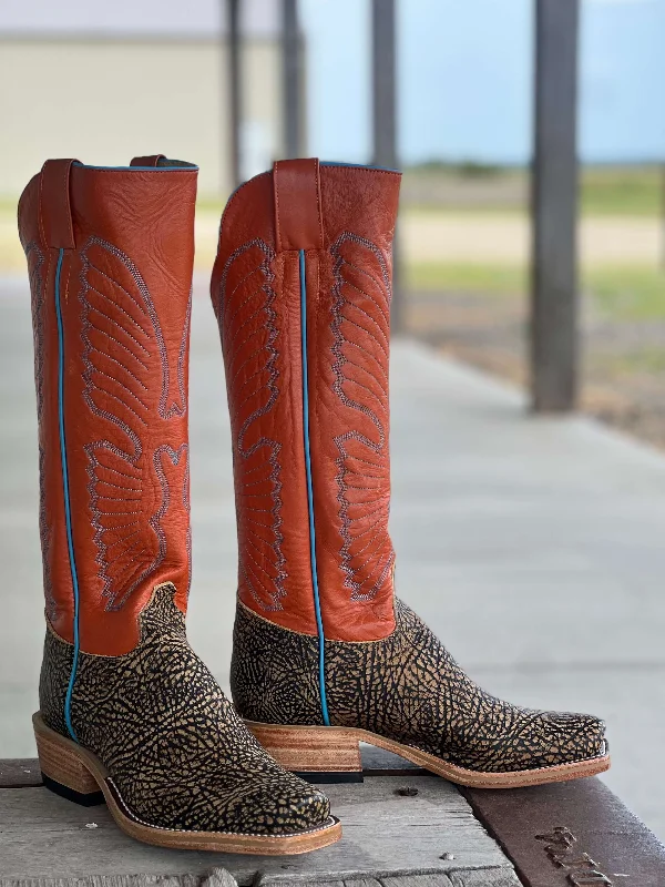 Formal Sports Shoes Olathe Boot Co. | Mocha Shrunken Shoulder Tall Top Boot