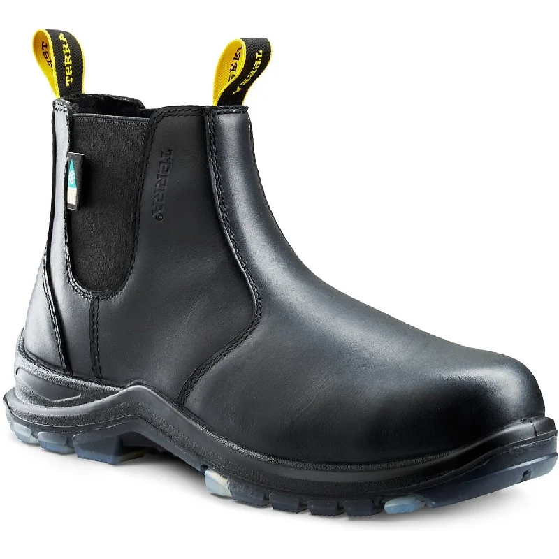 Leather Sandals For Sale Terra Men's Murphy 6" Comp Toe Pull On WP Safety Work Boot -Black- R4NRBK Leather Sandals For Sale Terra Men's Murphy 6" Comp Toe Pull On WP Safety Work Boot -Black- R4NRBK