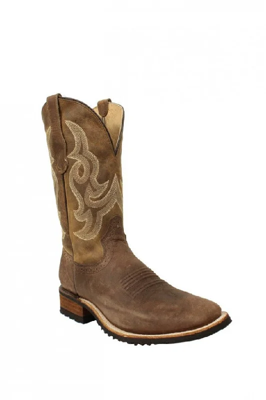 Luxury Sandals For Sale Corral Men's Tan Embroidered Rubber Sole Boots L5301