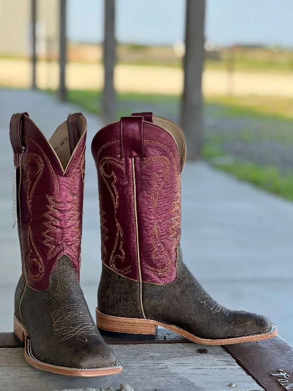 Running Footwear Sale Olathe Boot Co. | Antique Saddle Safari Giraffe Sangria Luster Boot Running Footwear Sale Olathe Boot Co. | Antique Saddle Safari Giraffe Sangria Luster Boot