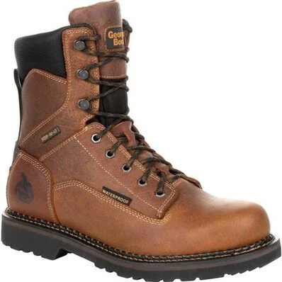 Casual Sandals Collection Georgia Men's Giant Revamp 8" Waterproof Work Boot -Brown- GB00318 Casual Sandals Collection Georgia Men's Giant Revamp 8" Waterproof Work Boot -Brown- GB00318