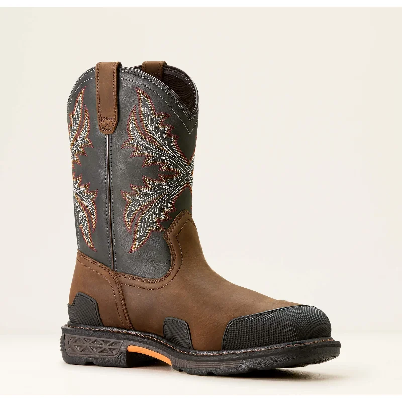 Classic Hiking Footwear Ariat Men's Overdrive 11" Wide Square Toe Comp Toe Work Boot -Brown- 10053644 Classic Hiking Footwear Ariat Men's Overdrive 11" Wide Square Toe Comp Toe Work Boot -Brown- 10053644