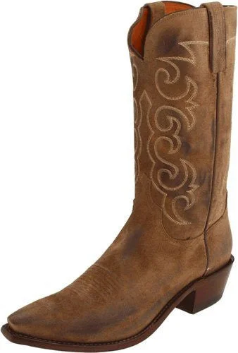 Trendy Sports Footwear Lucchese Men's Tan Suede Cowboy Boot NV1503
