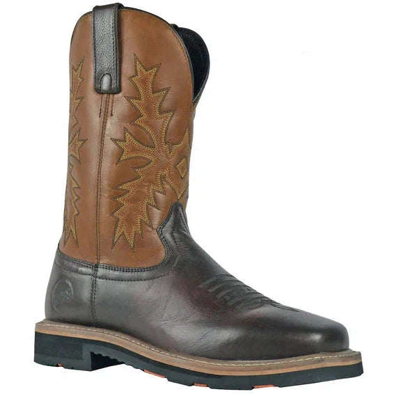 Breathable Hiking Boots Hoss Men's Landon 11" Soft Toe Western Work Boot - Brown 92046 Breathable Hiking Boots Hoss Men's Landon 11" Soft Toe Western Work Boot - Brown 92046