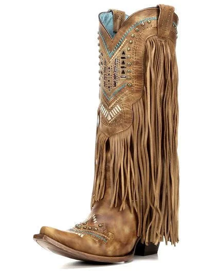 Breathable Hiking Boots Corral C2910 Women's Tan Multi Color Crystal Fringe Boot SS19 Breathable Hiking Boots Corral C2910 Women's Tan Multi Color Crystal Fringe Boot SS19