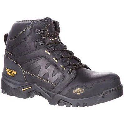 High Fashion Work Boots Georgia Men's Amplitude 6" Comp Toe WP Work Boot- Black- GB00130 High Fashion Work Boots Georgia Men's Amplitude 6" Comp Toe WP Work Boot- Black- GB00130