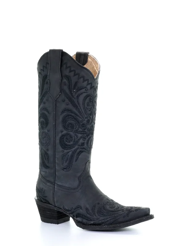 Formal Hiking Footwear Corral Circle G Women’s cowboyboot in black Filigree Boot L5433 Formal Hiking Footwear Corral Circle G Women’s cowboyboot in black Filigree Boot L5433