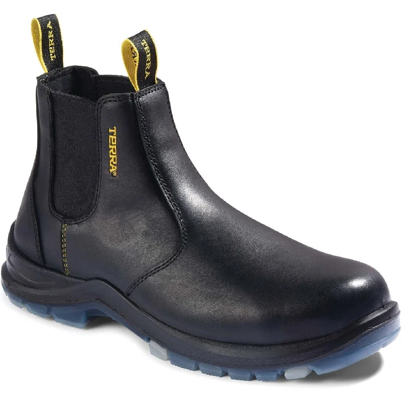 Casual Booties For Sale Terra Men's Murphy 6" Soft Toe WP Chelsea Work Boot -Black- R4NSBK Casual Booties For Sale Terra Men's Murphy 6" Soft Toe WP Chelsea Work Boot -Black- R4NSBK