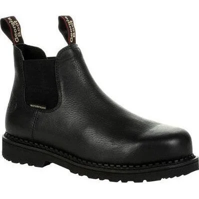 Fashionable Sneakers Collection Georgia Men's Giant 6" WP Slip Resist Chelsea Work Boot -Black- GB00376 Fashionable Sneakers Collection Georgia Men's Giant 6" WP Slip Resist Chelsea Work Boot -Black- GB00376