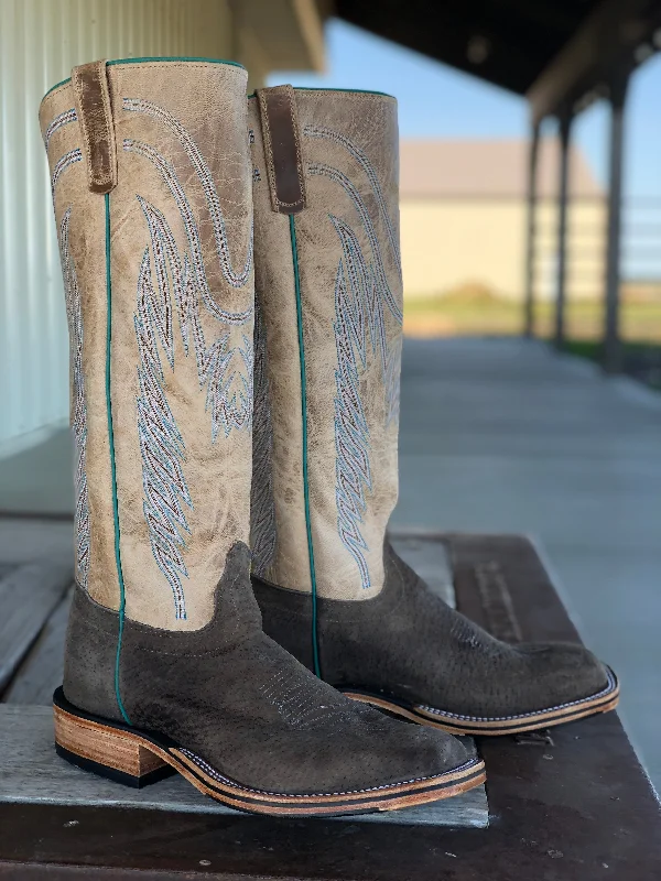 Classic Hiking Boots Olathe Boot Co. | Charcoal Boar Tall Top Boot