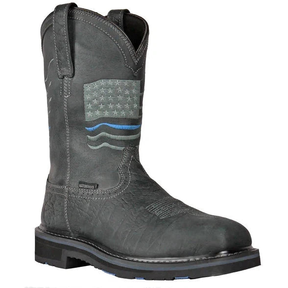 Best Hiking Boots For Winter Hoss Men's Rushmore Composite Toe Waterproof Western Work Boot - Charcoal 91065 Best Hiking Boots For Winter Hoss Men's Rushmore Composite Toe Waterproof Western Work Boot - Charcoal 91065