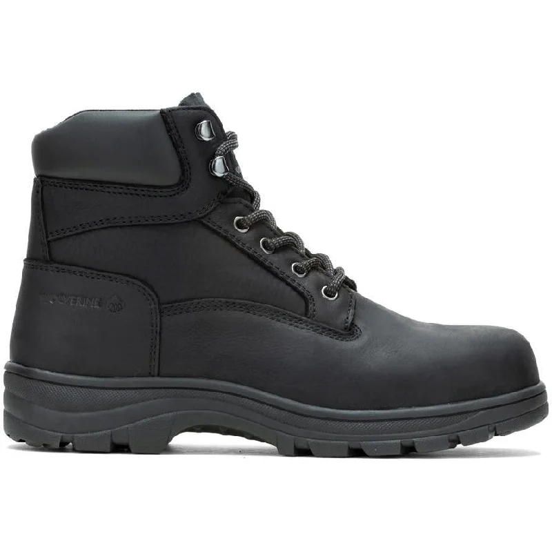 Warm Hiking Boots Wolverine Men's Carlsbad Steel Toe Work Boot - Black - W231127