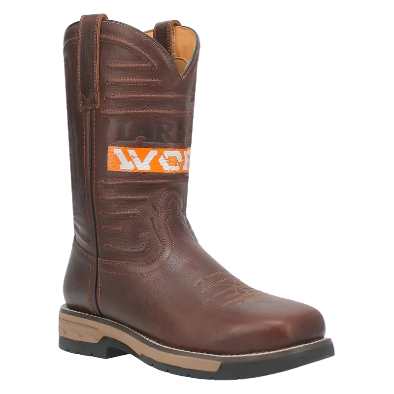 Designer Hiking Boots Laredo Workhorse (Safety Toe) - Men's Leather Cowboy Work Boot Designer Hiking Boots Laredo Workhorse (Safety Toe) - Men's Leather Cowboy Work Boot