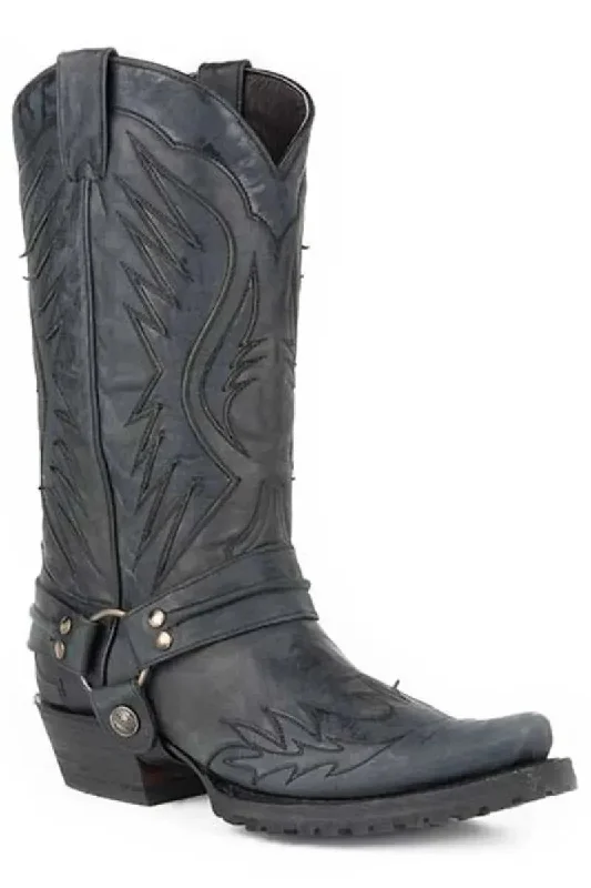 Designer Sneakers For Sale Stetson Midnight Maverick Biker (Black) - Men's Cowboy Boot Designer Sneakers For Sale Stetson Midnight Maverick Biker (Black) - Men's Cowboy Boot