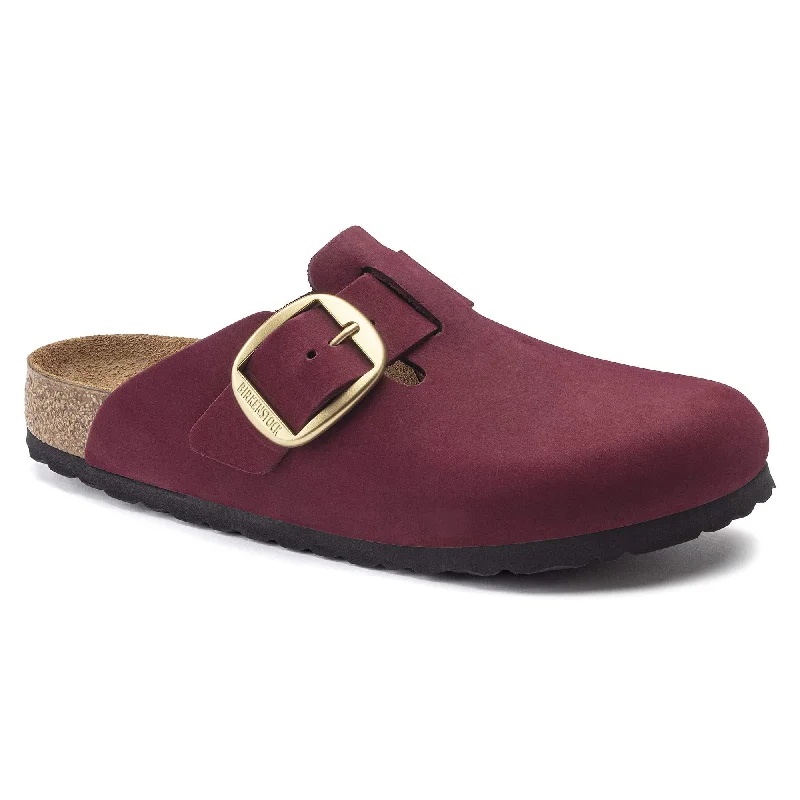 Trendy Sports Sneakers Boston Big Buckle Nubuck Leather