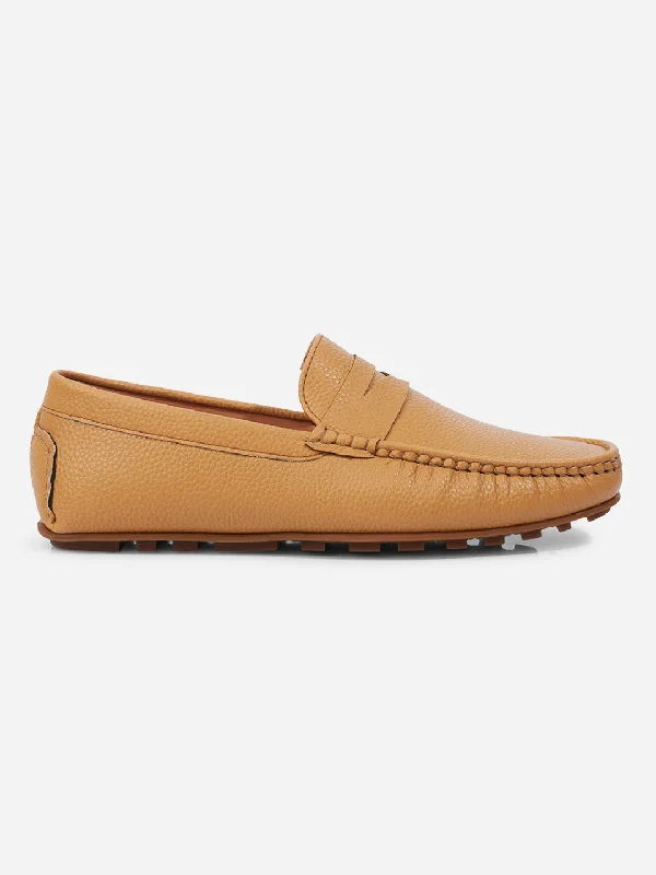 Comfortable Athletic Shoes Men's Mustard Moc Toe Casual Loafer (IX4110)