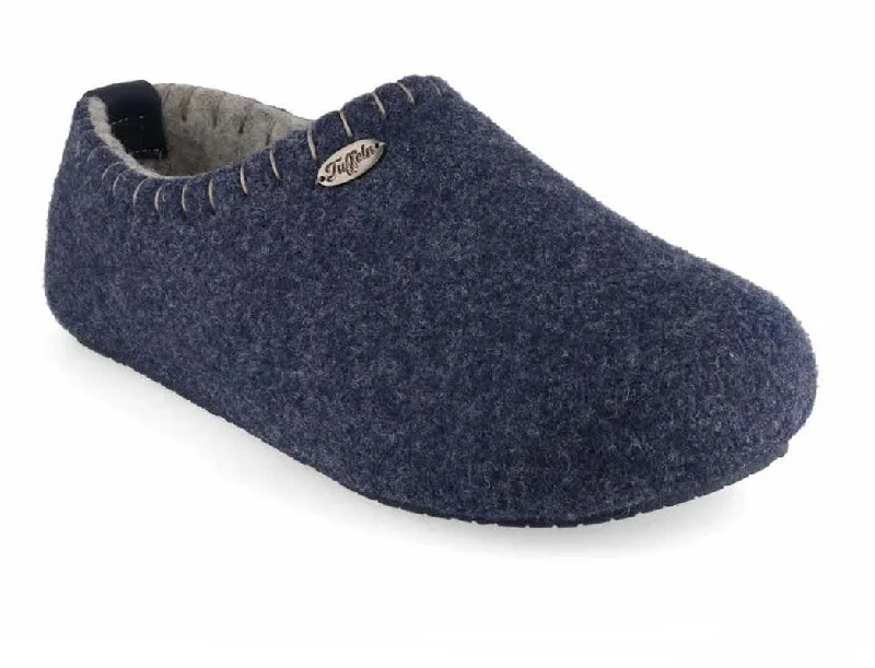 Winter Hiking Sneakers Tuffeln® Closed-Heel Slippers with Arch Support «Hauszeit», jeans Winter Hiking Sneakers Tuffeln® Closed-Heel Slippers with Arch Support «Hauszeit», jeans
