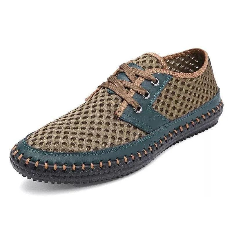 Casual Booties For Sale Summer Breathable Mesh Men Casual Shoes For Comfortable Handmade Men Lace-Up Loafers Men Shoes Casual Booties For Sale Summer Breathable Mesh Men Casual Shoes For Comfortable Handmade Men Lace-Up Loafers Men Shoes