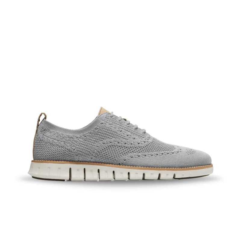 Trendy Boots For Winter Cole Haan Men's Zerogrand Wingtip C24944 - Ironstone Stitchlite/Ivory