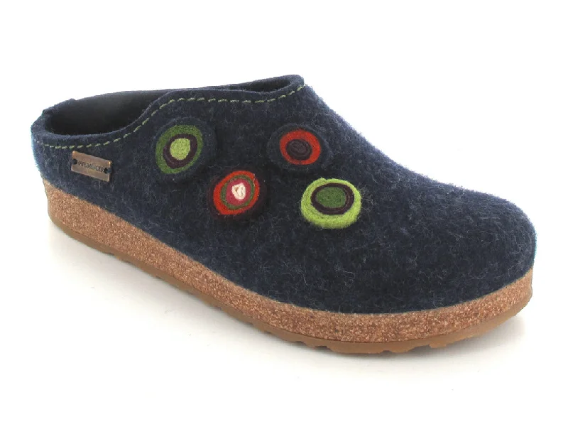 Casual Winter Shoes HAFLINGER® Grizzly Clogs | Grizzly Kanon, Navy