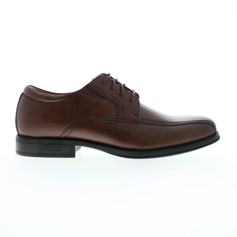Comfortable Dress Flats Dockers Geyer 90-43528 Mens Brown Oxfords & Lace Ups Casual Shoes