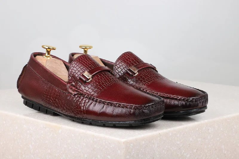 Comfortable Boots For Hiking Driving Shoes-Cherry
