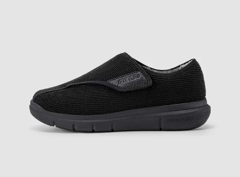 Outdoor Sneakers Collection FitVille Men's EasyTop Comfort Slipper V1
